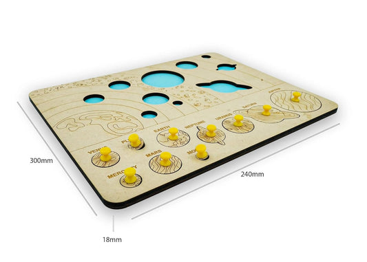 Solar System Space Puzzle for Kids Early Learning