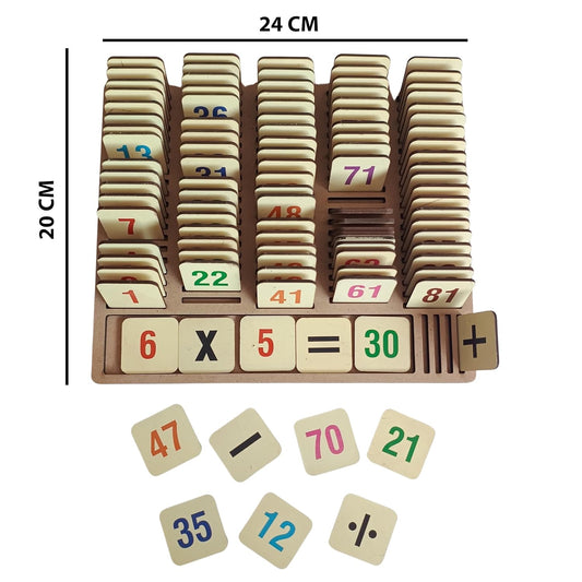 Wooden Educational Math Game for Kids Early Learning