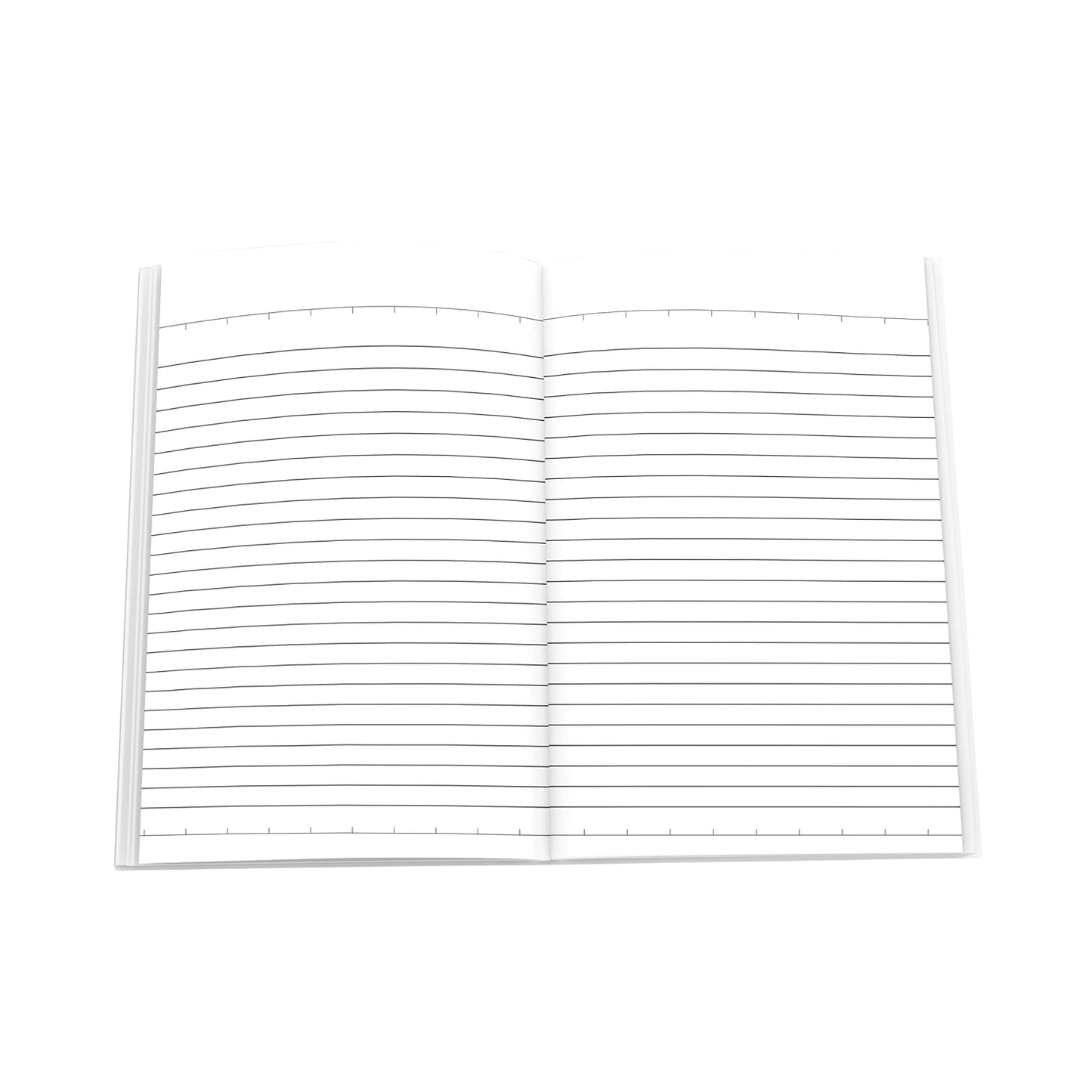 Diary Notebook A5 Size 80 GSM Ruled 200 Pages (Multicolor)