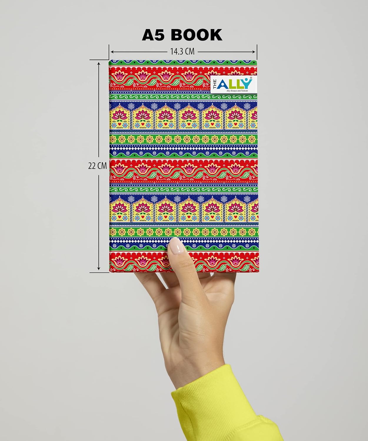 Diary Notebook A5 Size 80 GSM Ruled 200 pages