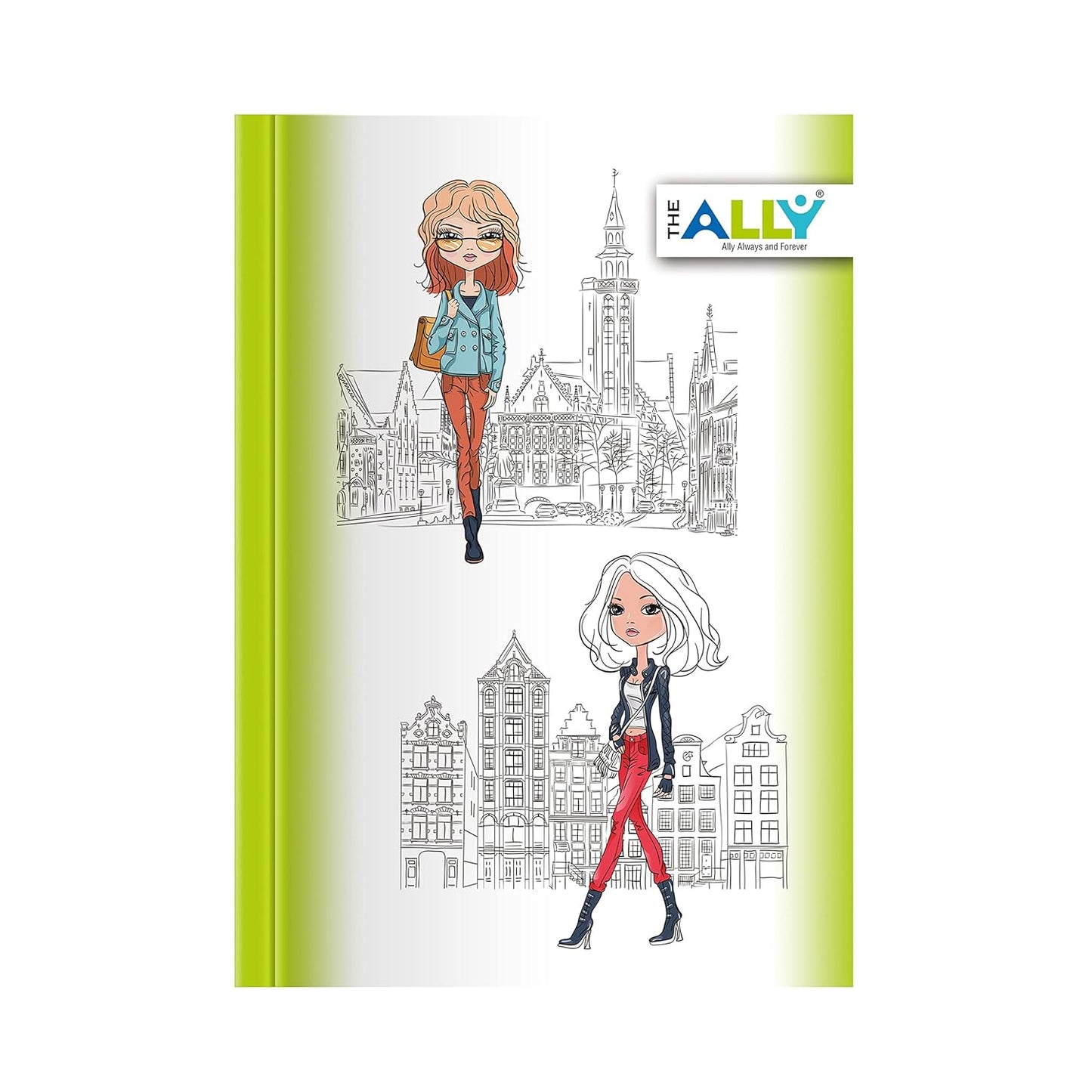 Diary Notebook A5 Size 80 GSM Ruled 200 Pages (Multi-color)