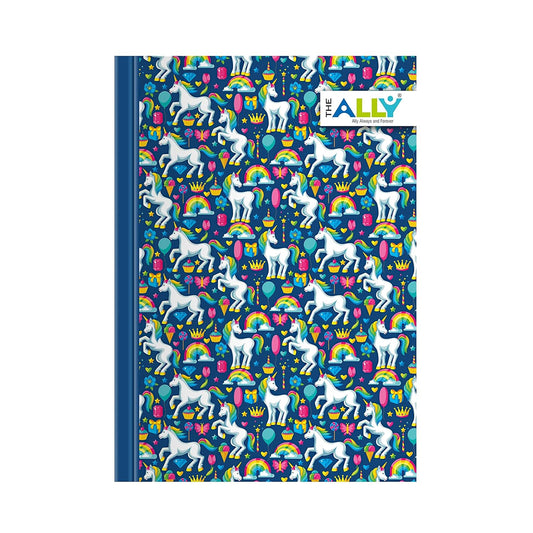 Diary Notebook A5 Size 80 GSM Ruled 200 Pages (Blue)