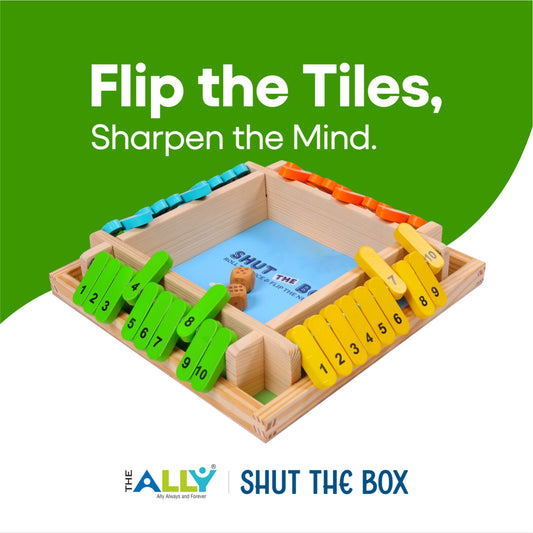 Shut The Box Dice Multiplayer Game for Kids & Adults