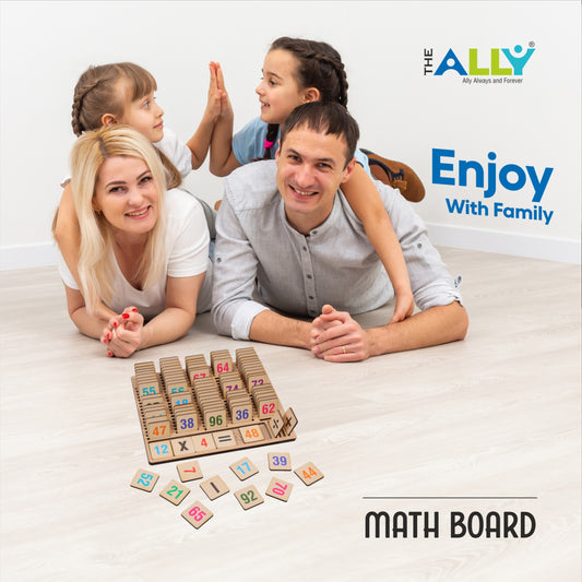 Wooden Educational Math Game for Kids Early Learning