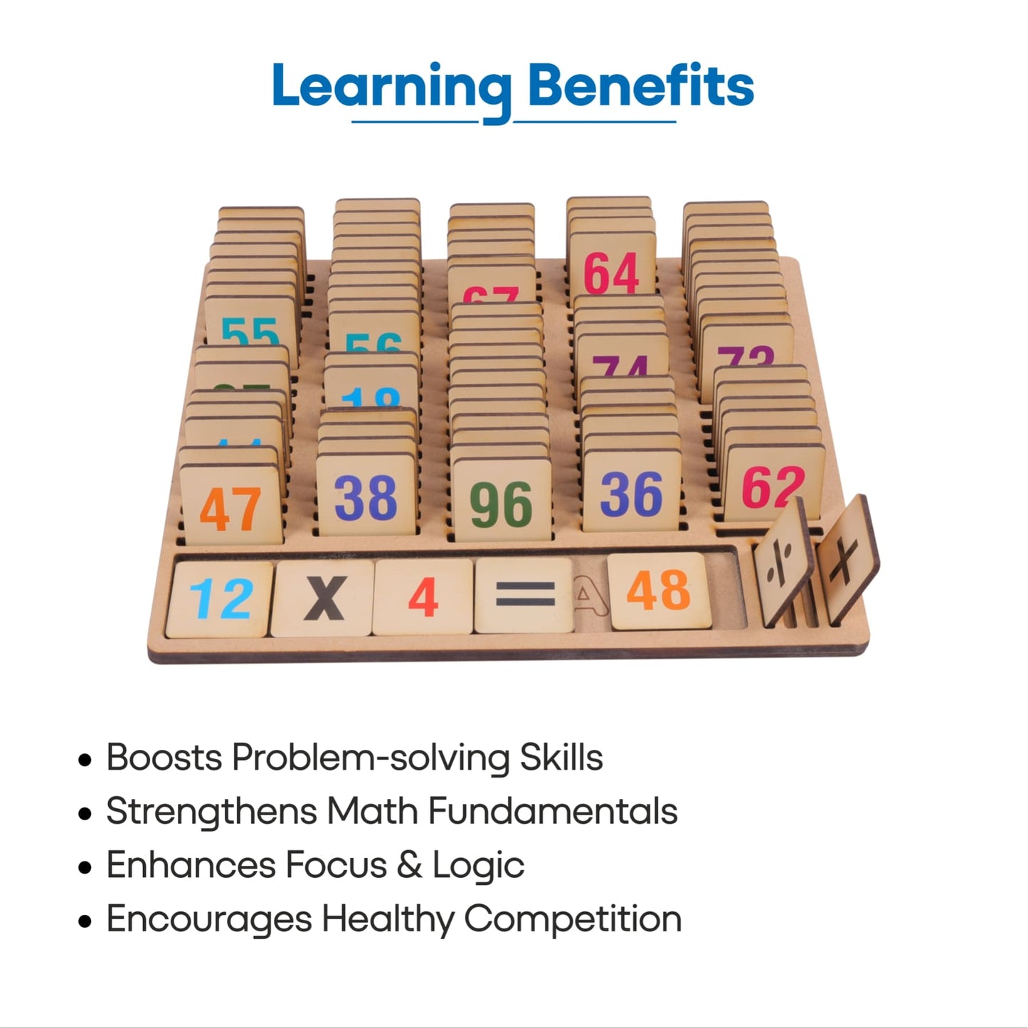 Wooden Educational Math Game for Kids Early Learning