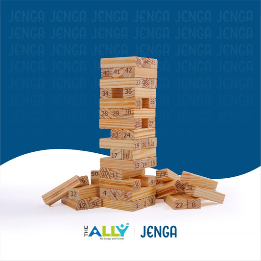 Wooden Tumbling Tower Building Blocks for kids and adults